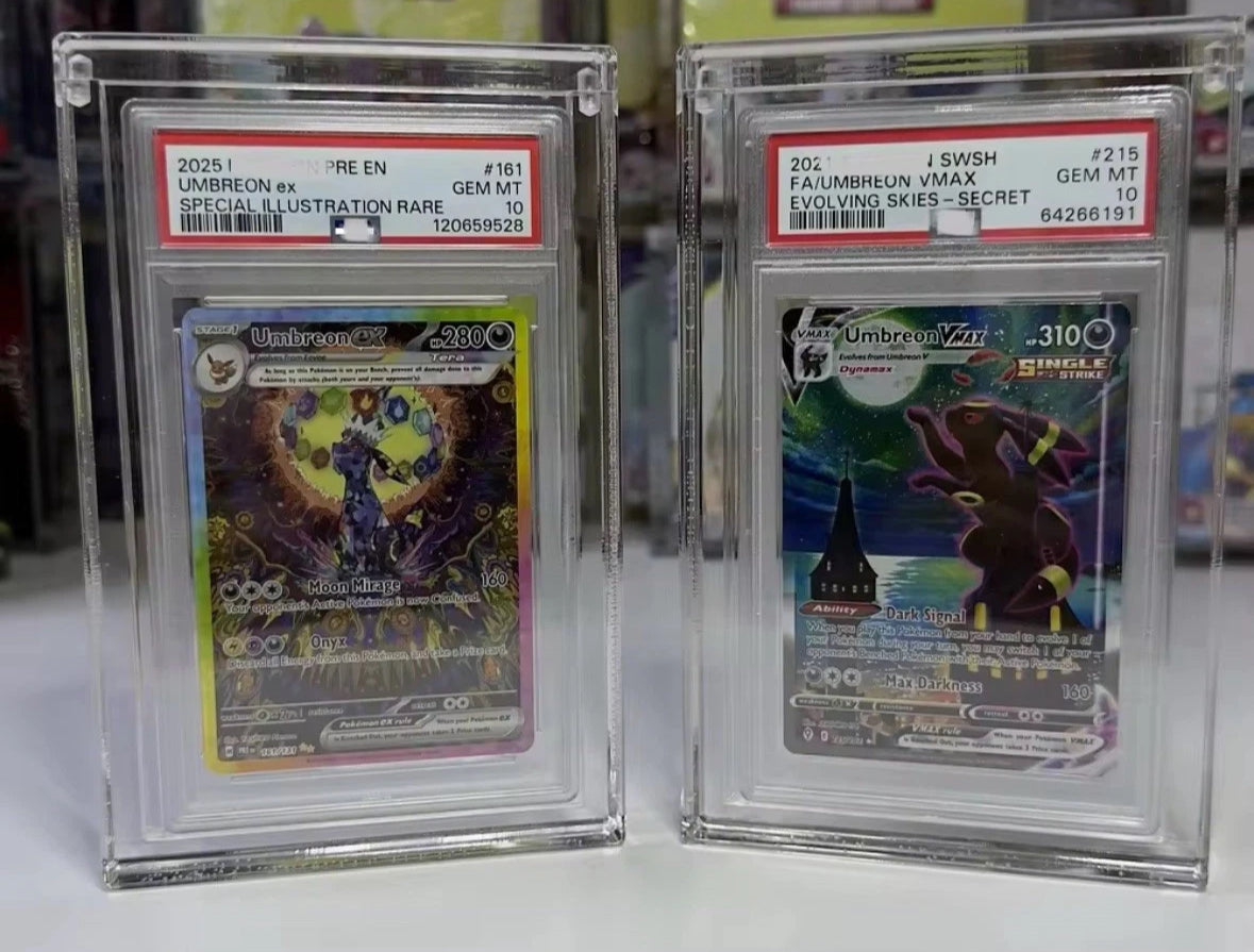 Magnetic Acrylic Display Case for CGC PSA Graded Card Slab.