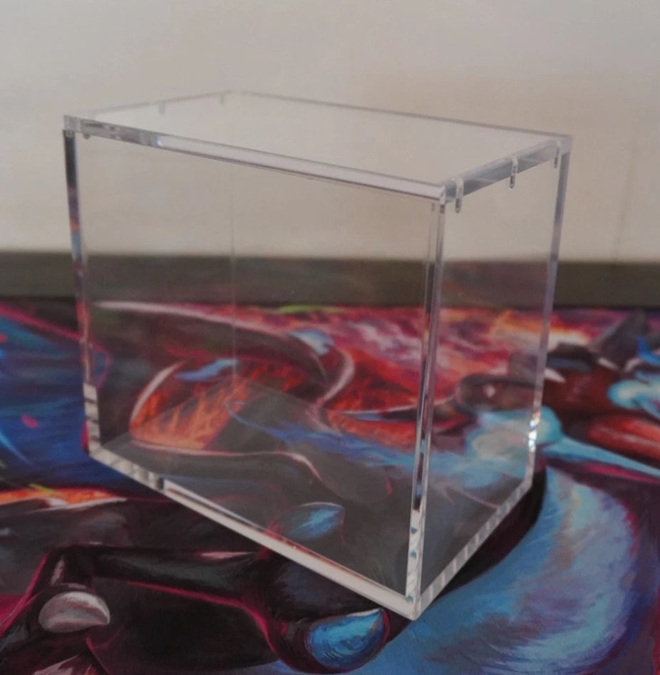 Pokemon magnetic Booster Box Acrylic Case. Protective Display Case. mystery pack